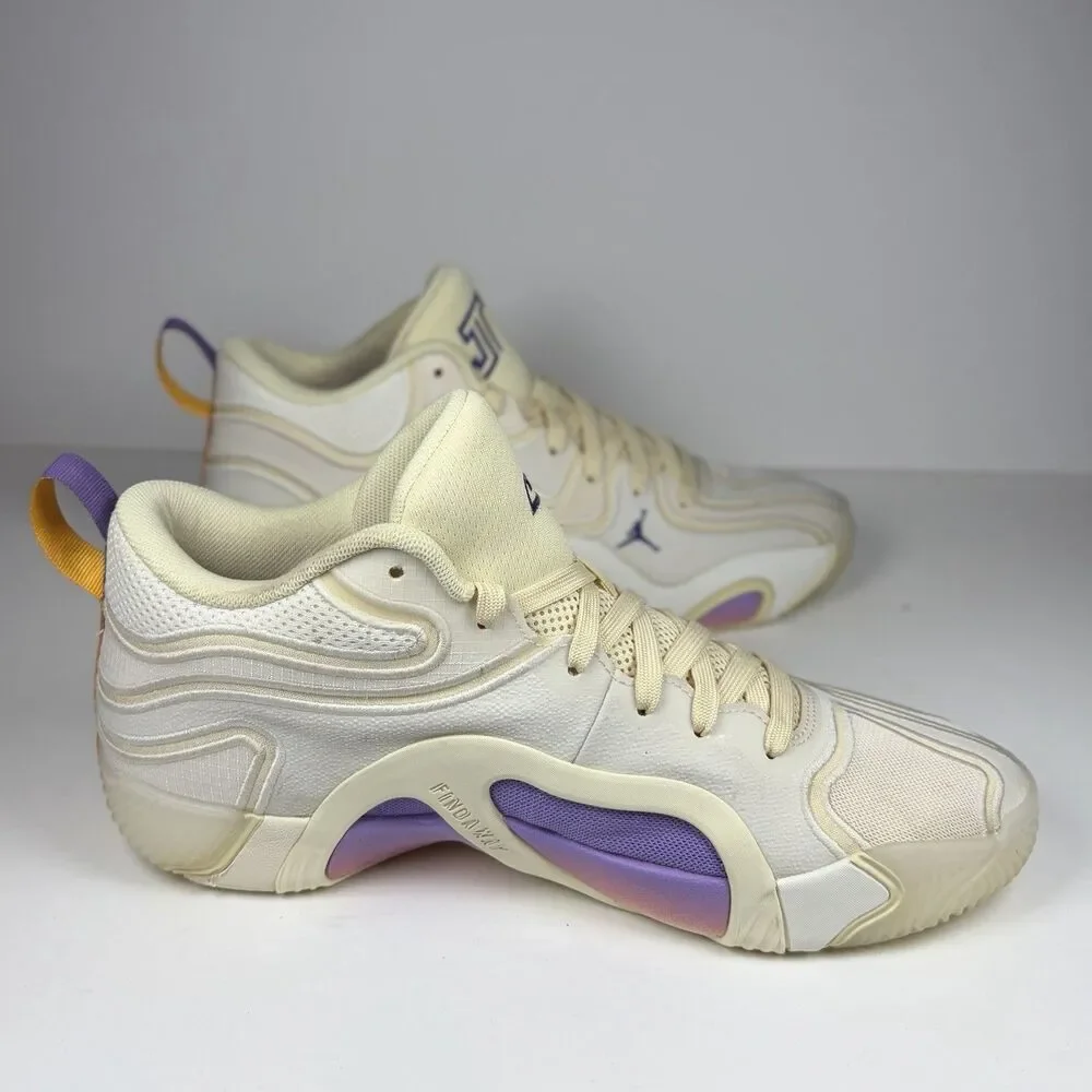 Nike Jordan Tatum 3 Highlights Sail Dark Iris Muslin HV5882-100 Men's Size 10.5